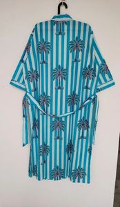 Kimono en coton pour femme Robe de nuit confortable Robe de demoiselle d'honneur Robe de chambre Beachwear Bikini cover up Mother's Day Gift - Product Image 5