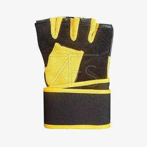 Guantes de Gimnasio de Cuero de Media Mano Unisex de Alta Calidad Profesional para Entrenamiento Deportivo - Ligeros, Personalizables y Cómodos, Nuevos - Product Image 5