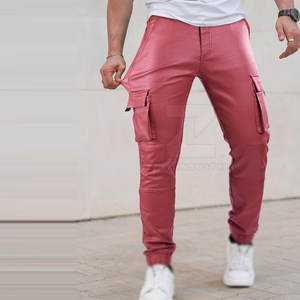 Pantalon en cuir pour homme de haute qualité, léger, décontracté, taille mi-haute, logo personnalisé, vêtements d'extérieur, taille sur mesure, service OEM - Product Image 4