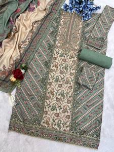 Suministro directo de fábrica e traje paquistaní con trabajo de bordado a la venta para exportación para suministro al por mayor - Product Image 4