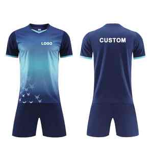 Ensemble de vêtements de sport pour hommes, uniformes de football à impression personnalisée par sublimation, entraînement en équipe, maillots de football, chemises - Product Image 2