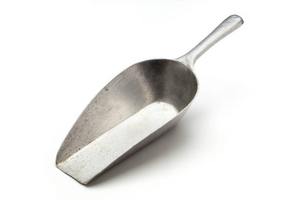 Meilleure vente en acier inoxydable fini argenté avec logo personnalisé Cuillère à glace sèche en acier inoxydable pour farine alimentaire, bonbon et grain - Product Image 3