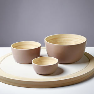 ชามไม้ไผ่ปั่นธรรมชาติหัตถกรรมเวียดนาม-TS2014 - Product Image 2