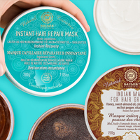Traitement capillaire professionnel à la kératine bio, au collagène marin, à l'huile de ricin, à l'huile de coco et au beurre de karité pour cheveux secs, abîmés et cassants, nourrissant