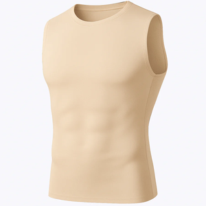 Débardeur de sport pour homme en gros personnalisé, débardeur de compression sans manches, respirant, débardeur de sport actif pour la salle de sport - Product Image 1