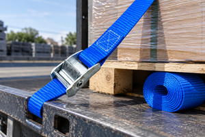 Correa de Amarre con Hebilla de Leva de Poliéster Premium de 50 mm, 800 kg, Sin Gancho, para Transporte de Carga Pesada, Proveedor OEM - Product Image 2