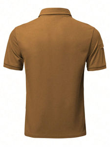 Polo pour hommes OEM T-shirt vierge à manches courtes personnalisé T-shirt pour hommes entièrement personnalisé - Product Image 3