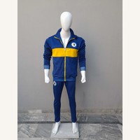 Survêtement de football personnalisé en polyester pour hommes, tenue de sport professionnelle pour club, fabrication OEM ODM Sialkot, vente en gros