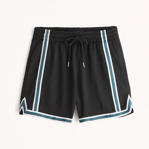 Nouveauté 2023 : Short de bain décontracté pour homme, 100 % coton, respirant, séchage rapide, écologique, avec logo personnalisé et couleur sur mesure - Product Image 2