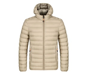 Fashion Design Spring Customized Men's Hooded Puffer <b>Jacket</b> with Zipper Closure <b>Smart</b> Casual Latest Style - Product Image 2