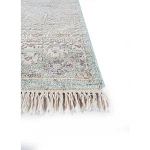 Alfombras de Lana Anudadas a Mano en Verde Viscaya, Alfombra Afgana con Medallón Rectangular para Sala de Estar, Dormitorio, Modelo EA-3117 - Product Image 4