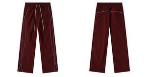 กางเกงออกกำลังกายผ้าไนลอนสีม่วงสำหรับผู้ชายและผู้หญิงกางเกงสำหรับออกกำลังกายแบบลำลองสำหรับ2025 - Product Image 5