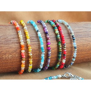 Fashionable Gold and Silver Plated Vibrant <b>Beaded</b> <b>Bracelets</b> for Resale - Product Image 2