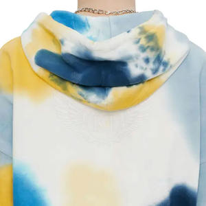 Sudaderas con capucha Tie Dye de la mejor oferta, sudaderas con capucha de tela hechas a medida con patrón de impresión para el invierno, tarifa baja de MOQ al por mayor para Sudadera con capucha 2024 - Product Image 4