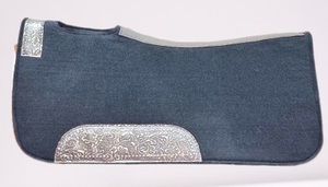 Almohadilla de fieltro de lana al por mayor Almohadilla de sillín de fieltro de lana occidental de alta calidad para montar a caballo Almohadilla contorneada personalizada a un precio asequible - Product Image 5