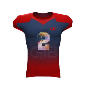 Meilleures ventes Uniformes de football américain sur mesure Respirant Séchage rapide 100% polyester Ensembles de vêtements d'entraînement de haute qualité - Product Image 2