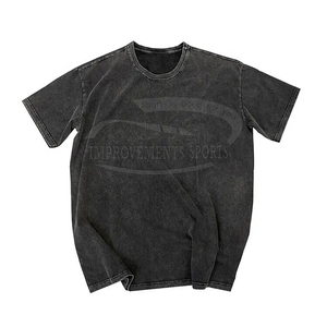 Factory Wholesale Men's Solid Cotton/<b>Bamboo</b> Fiber Quick Dry Breathable T-Shirt OEM Knitted Short Sleeve Regular Fit <b>Screen</b> - Product Image 2