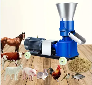 A livestock and poultry floating fish chicken cattle animal feed pellet production line manufacturing equipment extruder machine