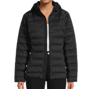 Chaqueta de Invierno Acolchada para Mujer, de Alta Calidad, con Logotipo Personalizado, Transpirable, con Capucha y Cremallera, Colores Personalizados - Product Image 2