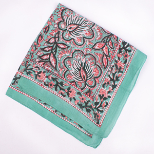 Bandana en coton imprimé floral/à pois/à nœuds, tissu velours doux multicolore, couture durable pour la tête, le cou, le visage et les cheveux - Product Image 6