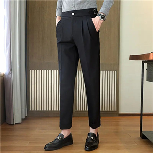 Nouveauté séchage rapide sport pantalons de plein air randonnée nouveauté hommes affaires Slim pantalon couleur unie formelle robe officielle - Product Image 2