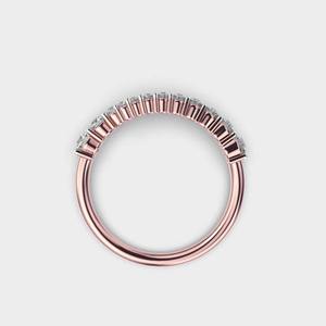 Anillo de Compromiso con Diamante Cultivado en Laboratorio de Corte Redondo de 2 Quilates, Anillo de Boda Elegante, Joyería Romántica y Sofisticada para Mujer con Rodio - Product Image 2