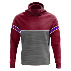 Sudadera con capucha bordada de chenilla para hombre al por mayor personalizada GAA Gaelic Sports Hurling Logo Fashion Basics de Irlanda para la temporada de primavera - Product Image 1