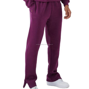 Ventes en gros de survêtements personnalisés avec logo, vêtements de sport, ensemble jogging deux pièces en denim délavé, survêtements pour hommes - Product Image 6