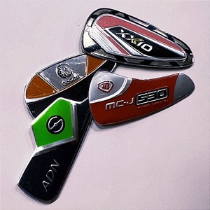 Autocollant en métal aluminium – Étiquette adhésive pour nom de joueur de golf - Product Image 4