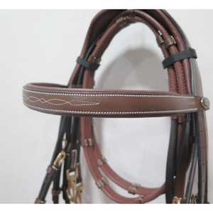 Accessoires d'équitation de qualité luxe Bride de cheval en cuir pour l'équitation disponible au prix de gros de l'Inde - Product Image 3