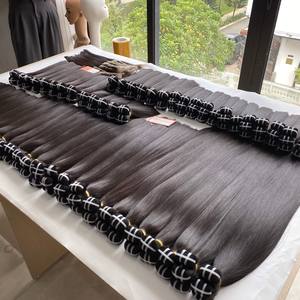 Grade 12A Wholesale Vietnamese Virgin Human Hair Extensions Raw Unprocessed Cuticle Aligned Bundle - Product Image 1