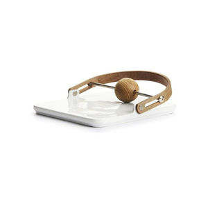 Porte-serviettes personnalisable en bois de bambou et marbre parfait pour organiser la vaisselle dans les grands espaces intérieurs - Product Image 3