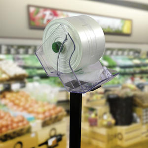 400 sacs/rouleau PE plastique transparent biodégradable fermeture éclair haut produire des sacs rouleau gravure impression pour le stockage des légumes alimentaires Vietnam - Product Image 3