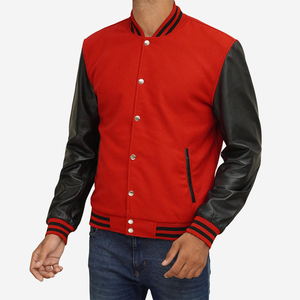 2025-26แจ็กเก็ตทีมโรงเรียนสำหรับทุกเพศเสื้อแจ็กเก็ตเบสบอลสไตล์ลำลอง - Product Image 2