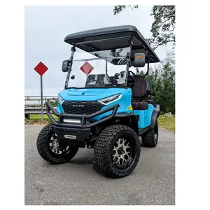 Golf Cart for sale Brand New and Original 2024 Kruisser 4-PRO Turquoise Color Golf Cart Available in Electric and Gasoline