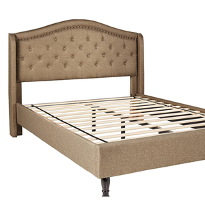 Muebles de dormitorio de lujo de estilo europeo moderno de cuero suave cómodo cabecero extensible King doble almacenamiento escuela - Product Image 1