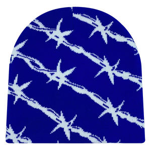 Bonnets tricotés personnalisés en gros, bonnets d'hiver chauds avec logo brodé, acrylique lourd, unisexe, OEM, couvre-chef - Product Image 5