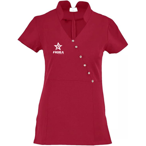 Ensemble de tenues médicales pour infirmières en tissu tricoté de haute qualité, personnalisable, avec détection d'aiguilles et thermocollage sans couture - Product Image 2