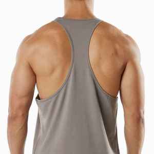 Nouvel arrivage de débardeur décontracté pour hommes de haute qualité 100% coton Design personnalisé motif solide Active Wear Neck Style - Product Image 4