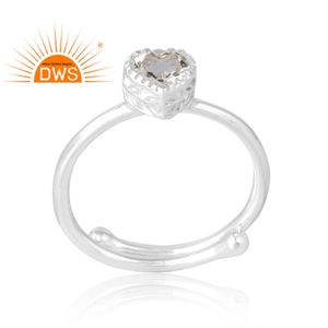 Meilleure vente 925 argent Sterling naturel vert améthyste pierre précieuse bague bijoux personnalisés pour les femmes cadeau pour elle - Product Image 1