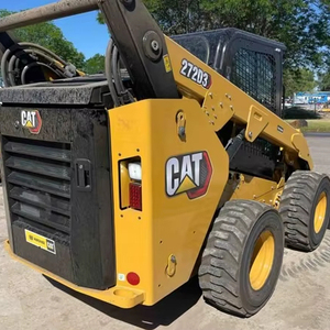 Chargeuse sur pneus compacte Caterpillar 272D3, diesel, hydraulique à haut débit |   Matériel de construction - Product Image 5