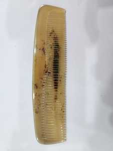 New Style Horn Handle Hair Dresser Comb Cow Buffalo Black Horn Hair Comb Handcrafted Ladies' Hair Decoration Natural Horn Comb - Product Image 3