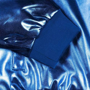 All Season Satin Bomber Varsity <b>Jacket</b> OEM Custom Baseball Outerwear for Men <b>Women</b> Streetwear Varsity <b>Jacket</b> - Product Image 5