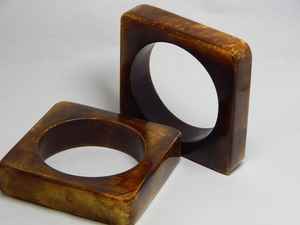 Vente en gros de ronds de serviette en bois naturel attrayants porte-serviettes ronds en bois pour table à manger porte-mouchoirs décoratifs - Product Image 4