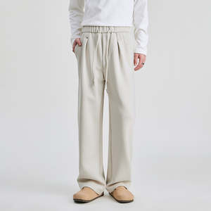 กางเกงลำลองขาตรงทรงหลวมสำหรับผู้ชายกางเกงอินเทรนด์สไตล์ใหม่ฤดูใบไม้ร่วงและฤดูหนาว - Product Image 1