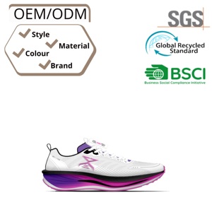 Calzado deportivo personalizable para hombre y mujer, transpirable, con parte superior de malla Fly-knit y PU. - Product Image 4