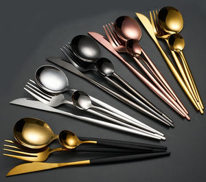 New Royal High Quality Stainless Steel <b>Flatware</b> <b>Set</b> with Unique Handle Design Cutlery <b>Set</b> for Restaurant Wedding Hotel Home - Product Image 5