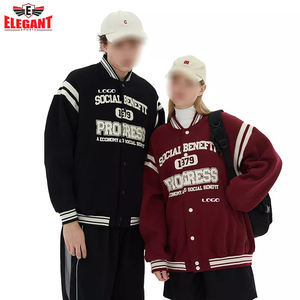 Polaire Baseball varsity Jacket multi Couleurs Polaire Coton Tissu Hommes Porter Varsity Jacket par ELEGANT SPORTS - Product Image 6