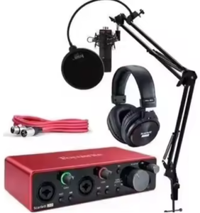 Oferta auténtica en tarjetas de sonido USB con interfaz de audio profesional para grabación en vivo. - Product Image 1