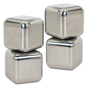 Stainless Steel <strong>Ice</strong> <strong>Cube</strong> Factory Direct 6-piece Frozen <strong>Ice</strong> <strong>Cube</strong> <strong>Square</strong> <strong>Shaped</strong> for Wholesale <strong>Supplier</strong> Best Selling - Product Image 2